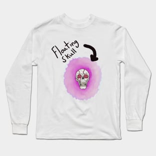 Floating Skull Long Sleeve T-Shirt